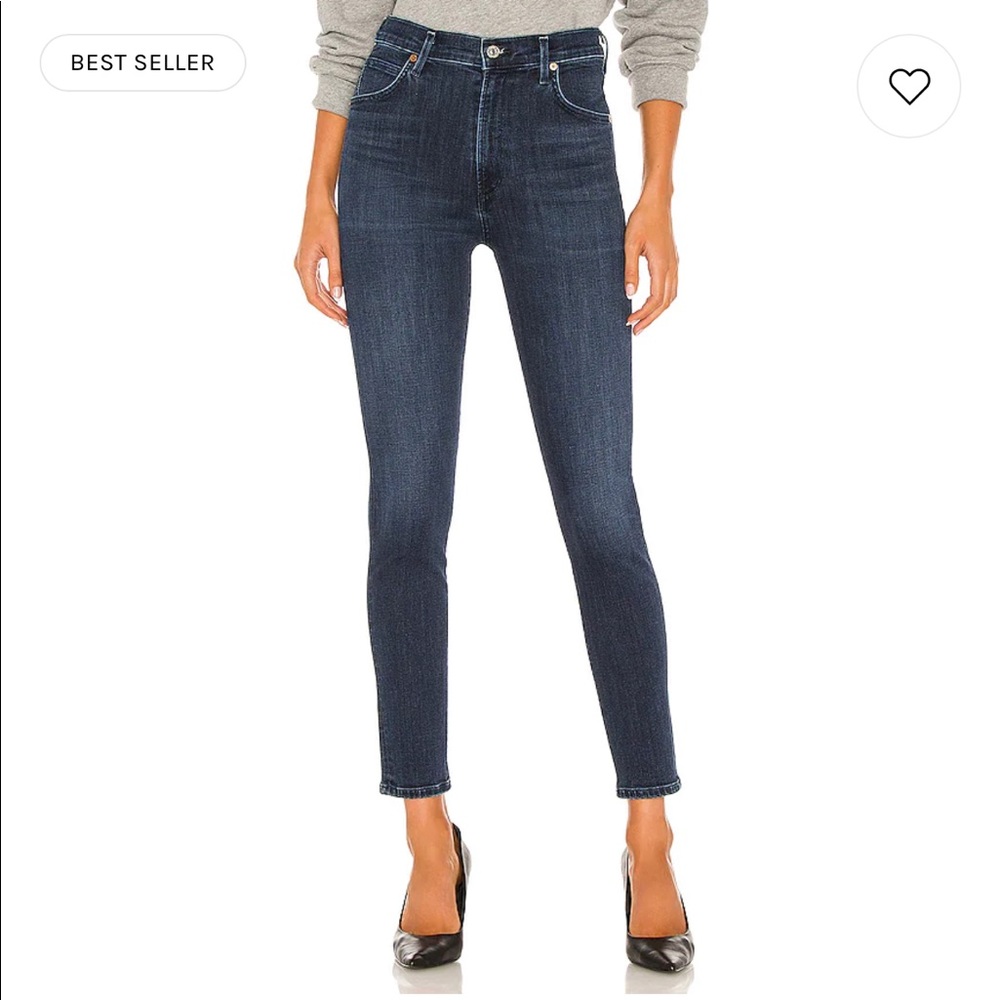 Chrissy High-Rise Skinny in Serona